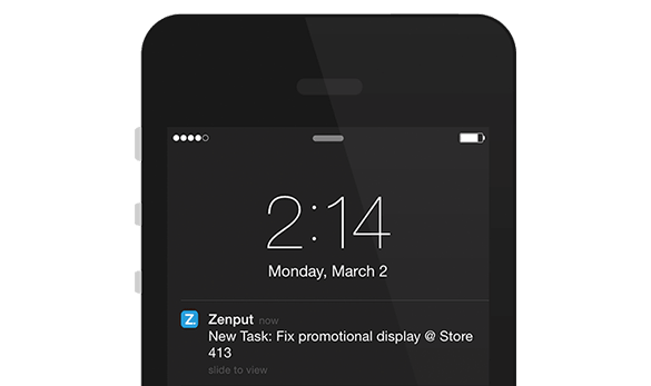 Mobile Task Push Notification