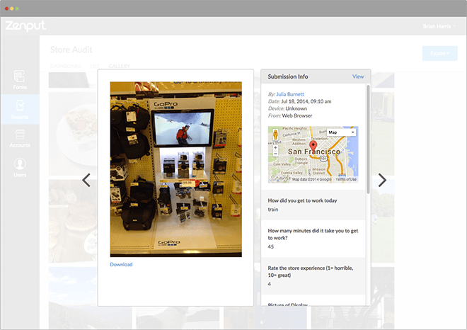 Zenput Screenshot